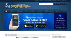 Desktop Screenshot of americanchristianministries.org